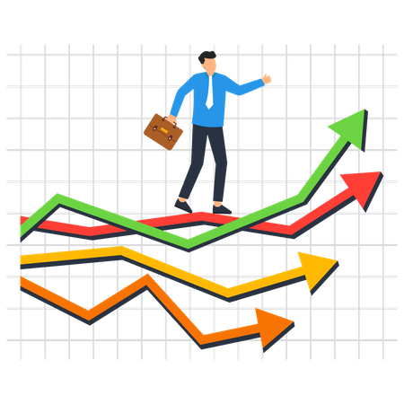 Stock Market Price  Illustration