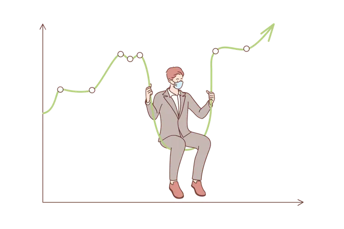 Stock market trading  Illustration