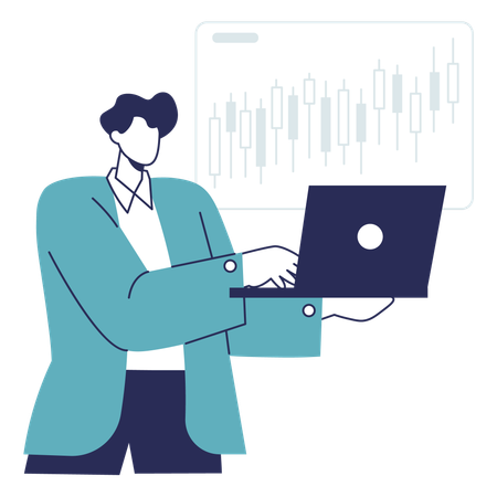 Stock Trader  Illustration