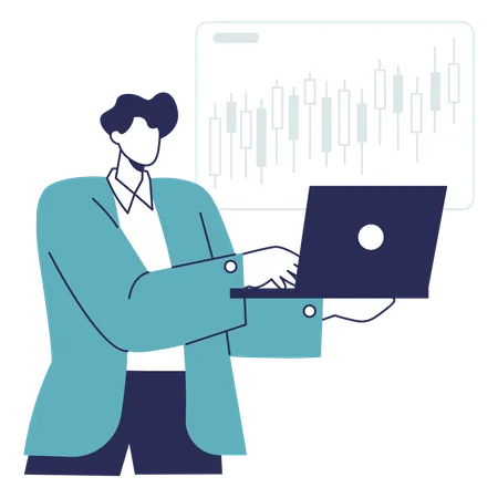 Stock Trader  Illustration