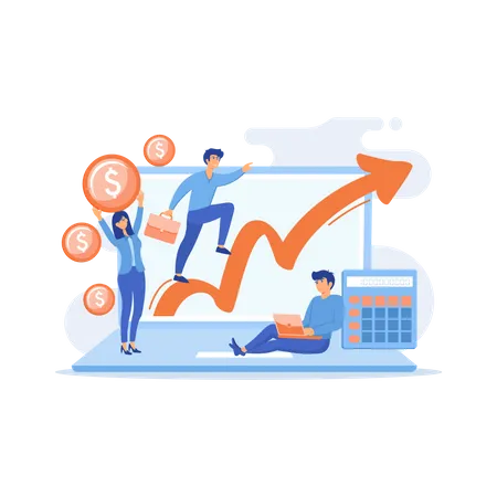 Stock trading  Illustration