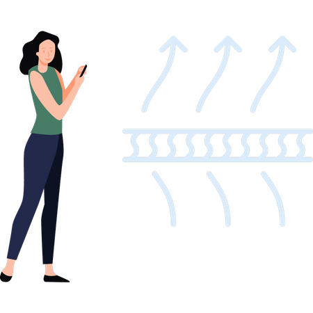 Stoffmaterial atmungsaktiv  Illustration