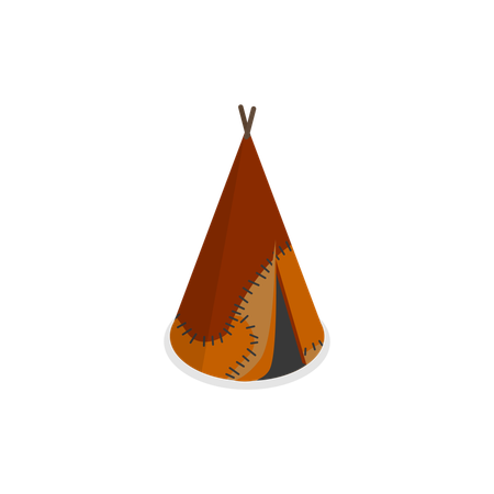 Stone Age house  Illustration