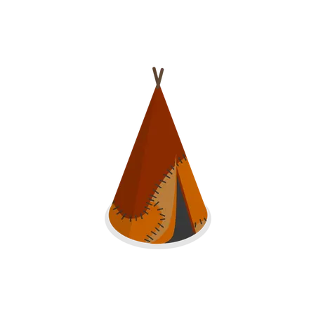 Stone Age house  Illustration