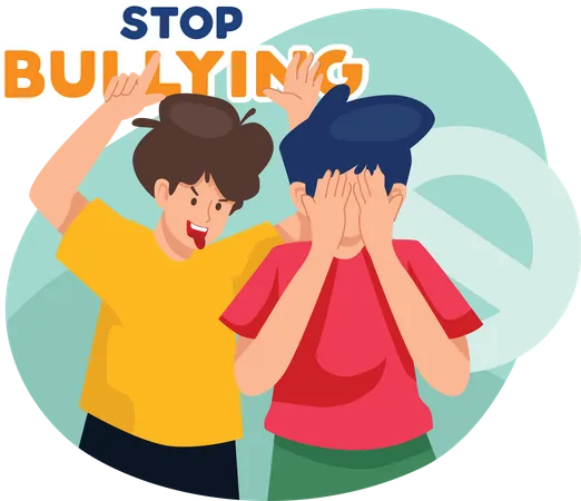 Stop Bullying  Illustration