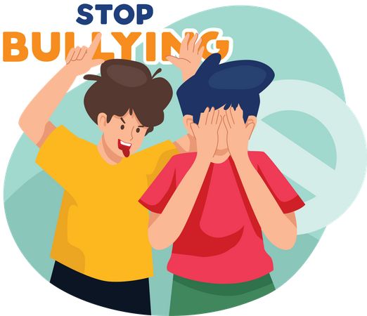 Stop Bullying  Illustration