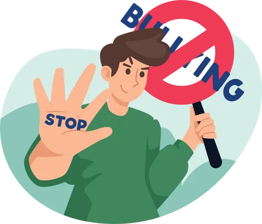 Stop Bullying Movement  Illustration