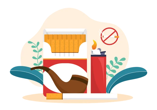 Stop Smoking  Illustration