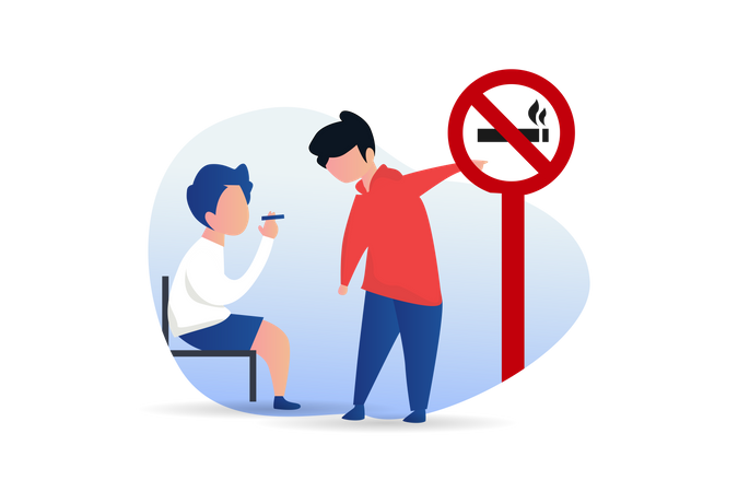 Stop Smoking  Illustration
