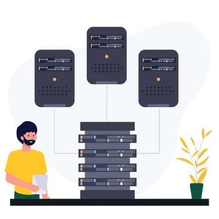 Storage network  Illustration