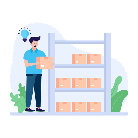 Storage Racks  Illustration