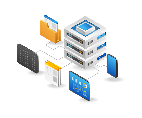 Storage server  Illustration