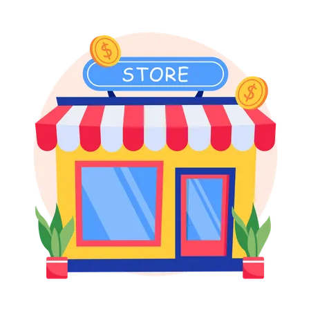 Store Design  Illustration