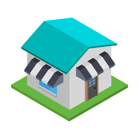 Store parking  Illustration