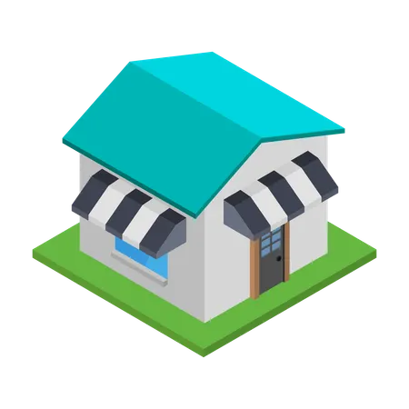 Store parking  Illustration