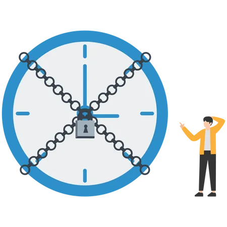 Time Management Or Project Management To Control To Complete Tasks Or Strategic Planner To Manage Resources To Complete Work In Deadline Illustration