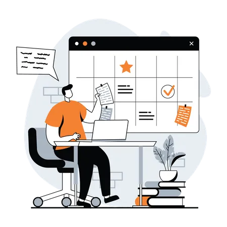 Strategic Planning Concept With People Scenes Set In Flat Design Women And Men Create Plan Generate Ideas Analyze Statistics Create Strategy Vector Illustration Visual Stories Collection For Web Illustration
