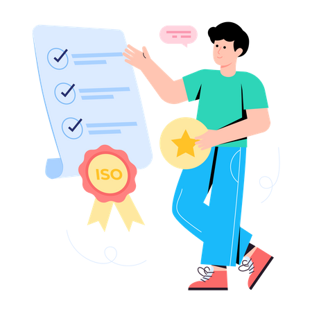 Certification ISO  Illustration