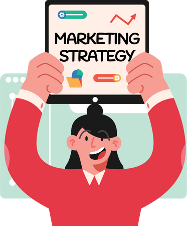 Stratégie de marketing  Illustration
