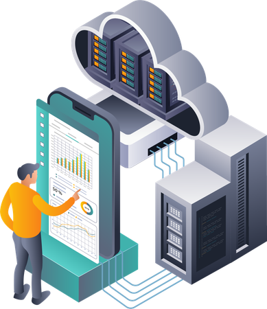 Stratégies de maintenance analytique des serveurs cloud  Illustration