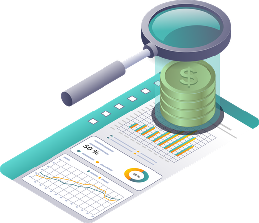 Strategies for Business Financial Analysis  Illustration