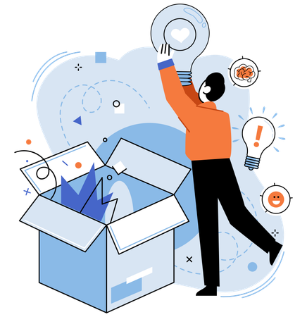 Strategische Forschung dient als Kompass für die Entwicklung innovativer Projekte  Illustration