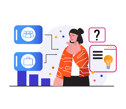 Strategische Geschäftsplanung  Illustration