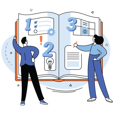 Strategische Geschäftsplanung  Illustration