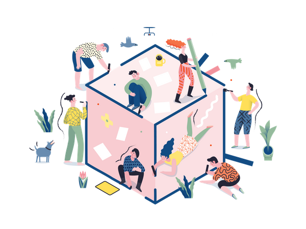 Strategische Partnerschaft  Illustration