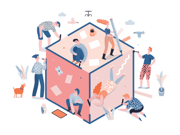 Strategische Partnerschaft  Illustration