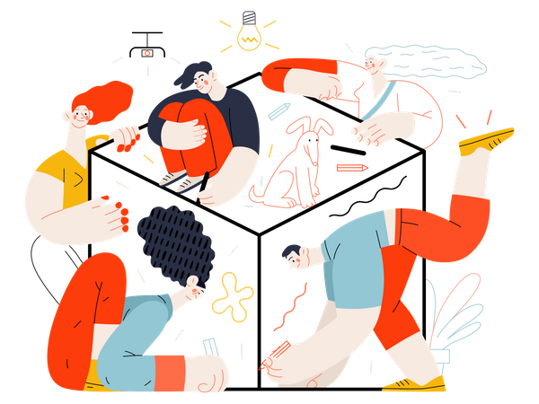 Strategische Partnerschaft  Illustration