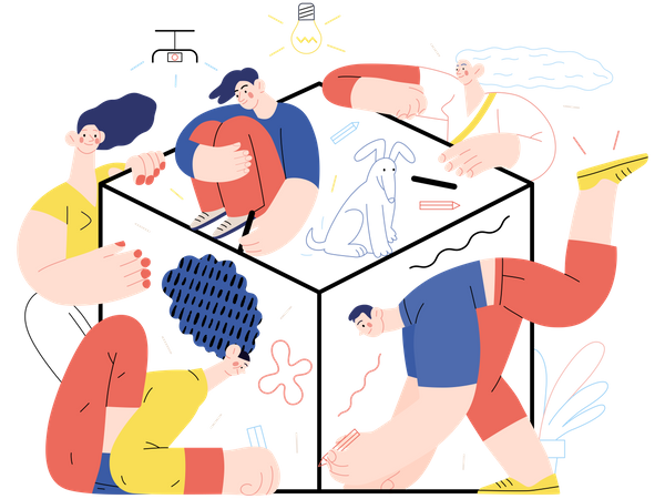 Strategische Partnerschaft  Illustration