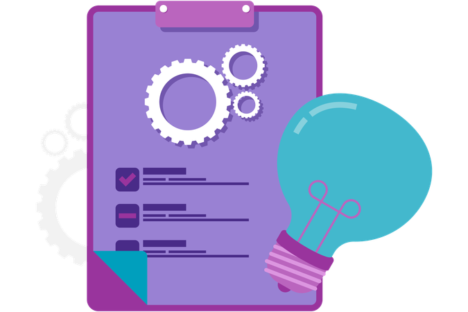 Strategische Planung  Illustration