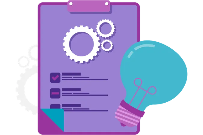 Strategische Planung  Illustration