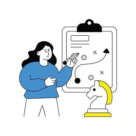 Strategische Planung  Illustration