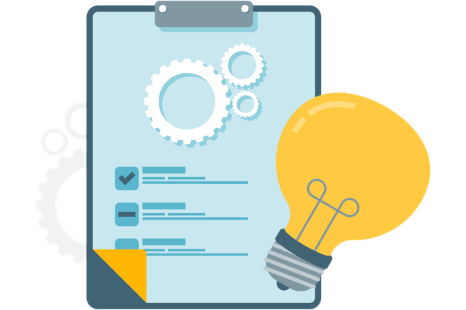 Strategische Planung  Illustration