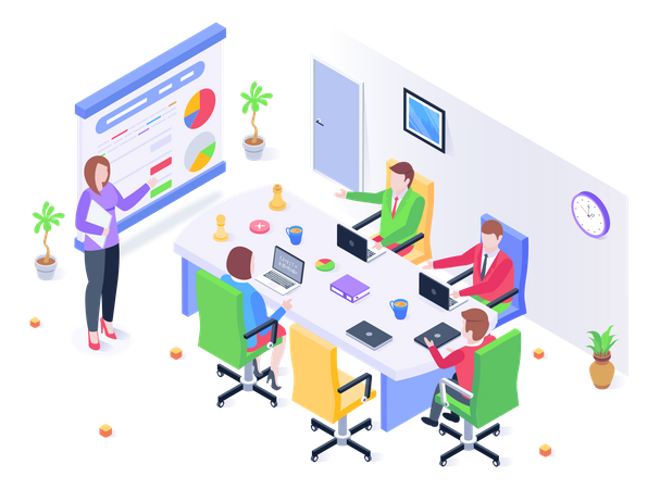 Strategische Planung  Illustration