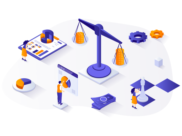 Strategische Planung  Illustration