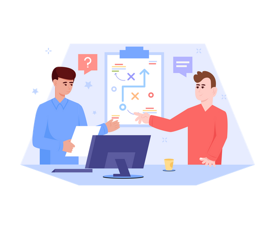 Strategische Planung  Illustration