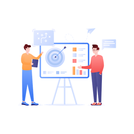 Strategische Planung  Illustration