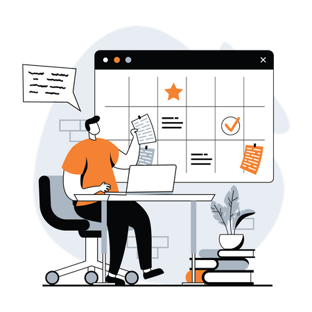 Strategische Planung  Illustration
