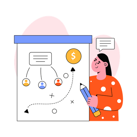 Strategische Planung  Illustration