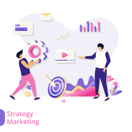 Strategy Marketing Illustration