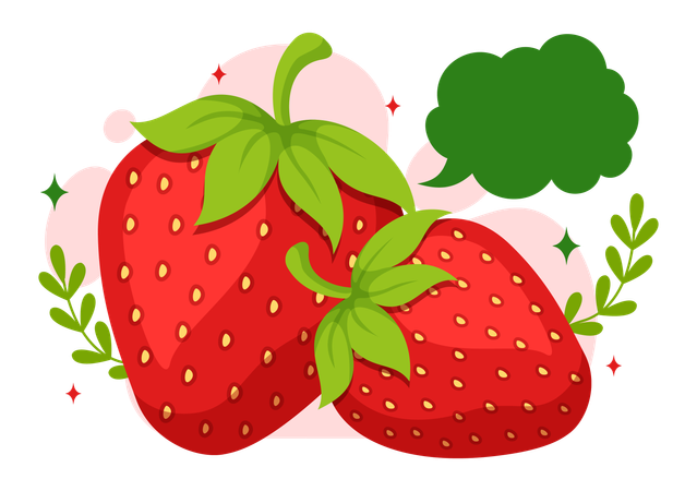 Strawberry Day  Illustration