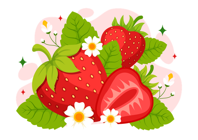 Strawberry Day  Illustration