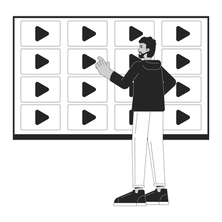 Streaming video service  Illustration