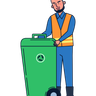 street cleaner illustration free download