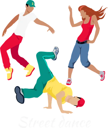 Street Dance  Illustration