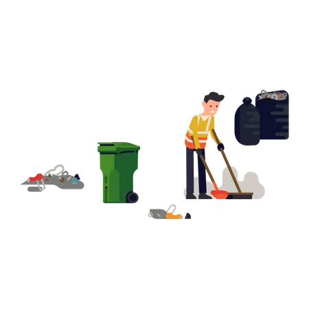 Street Sweeper  Illustration