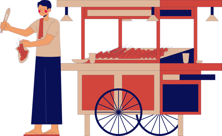 Streetfood  Illustration